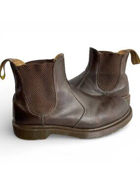 Dr. Martens 2976 Brown Leather Chelsea Boots Men's 7 Women's 8 Unisex